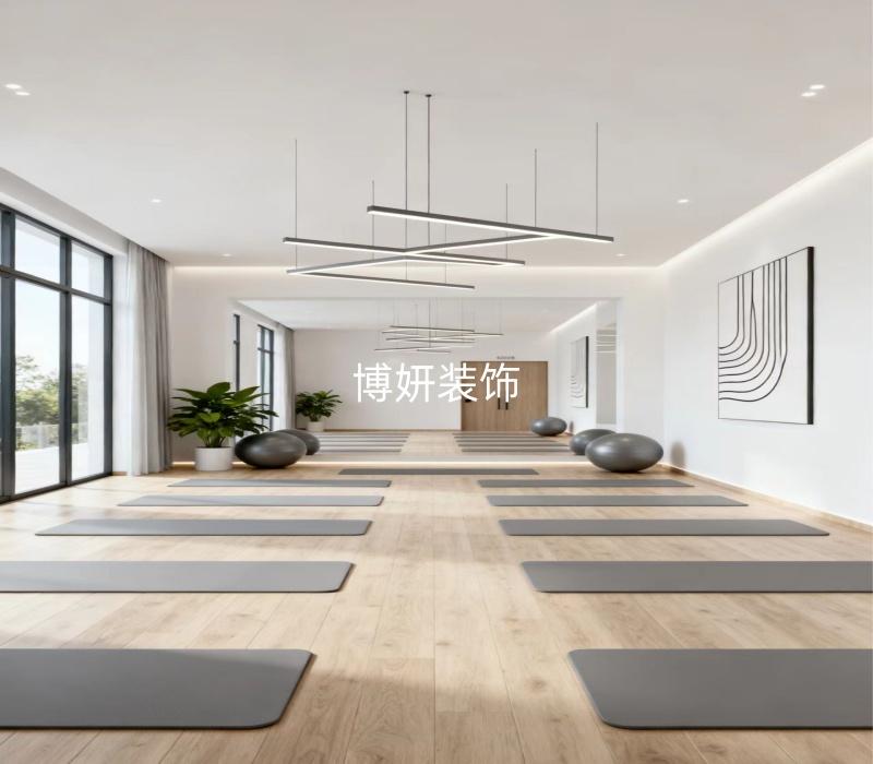 合肥瑜伽馆装修设计 | 在极简光影里,与身体温柔相处