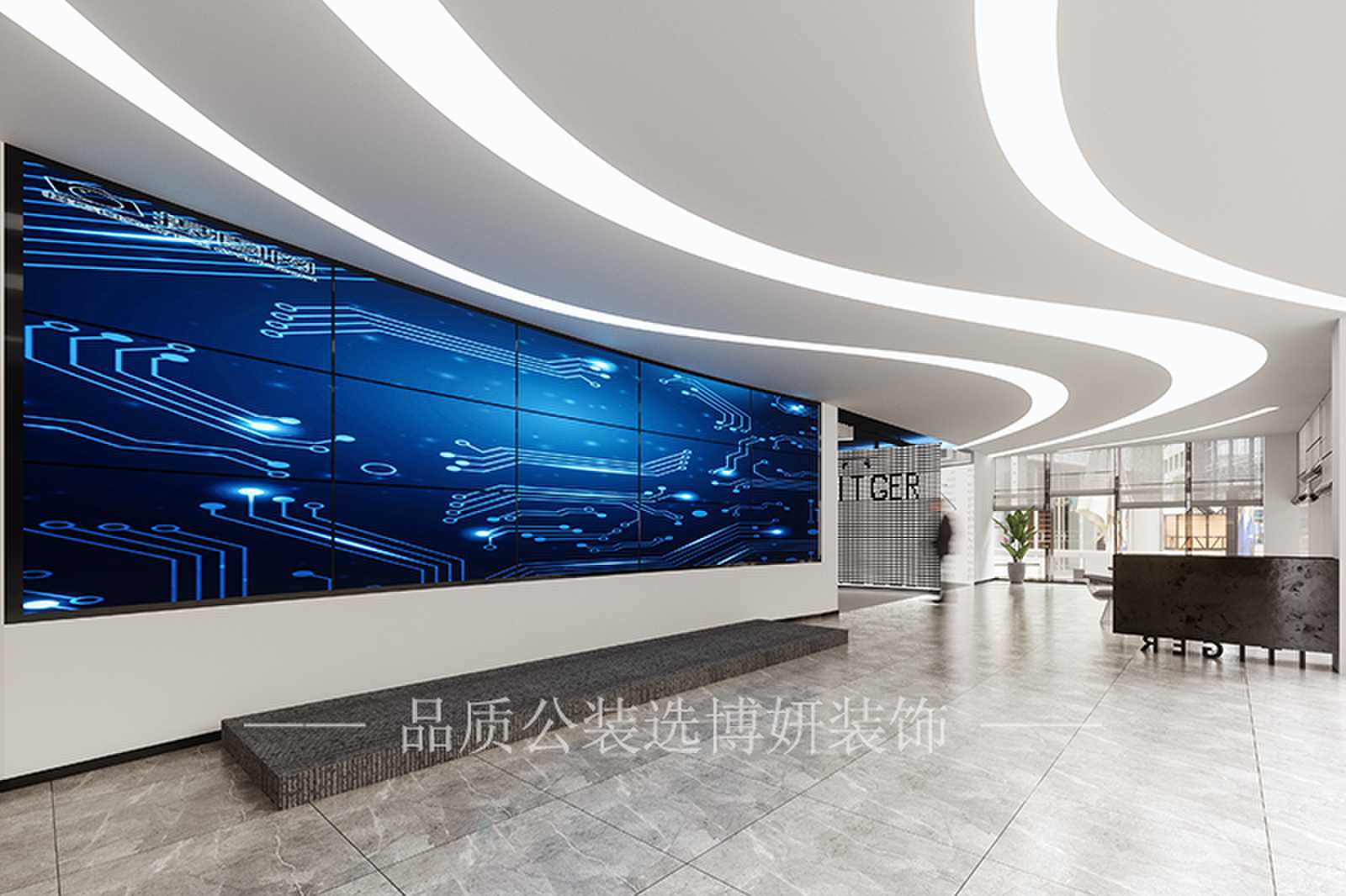 合肥展厅装修效果图,展厅装修设计,合肥展厅设计