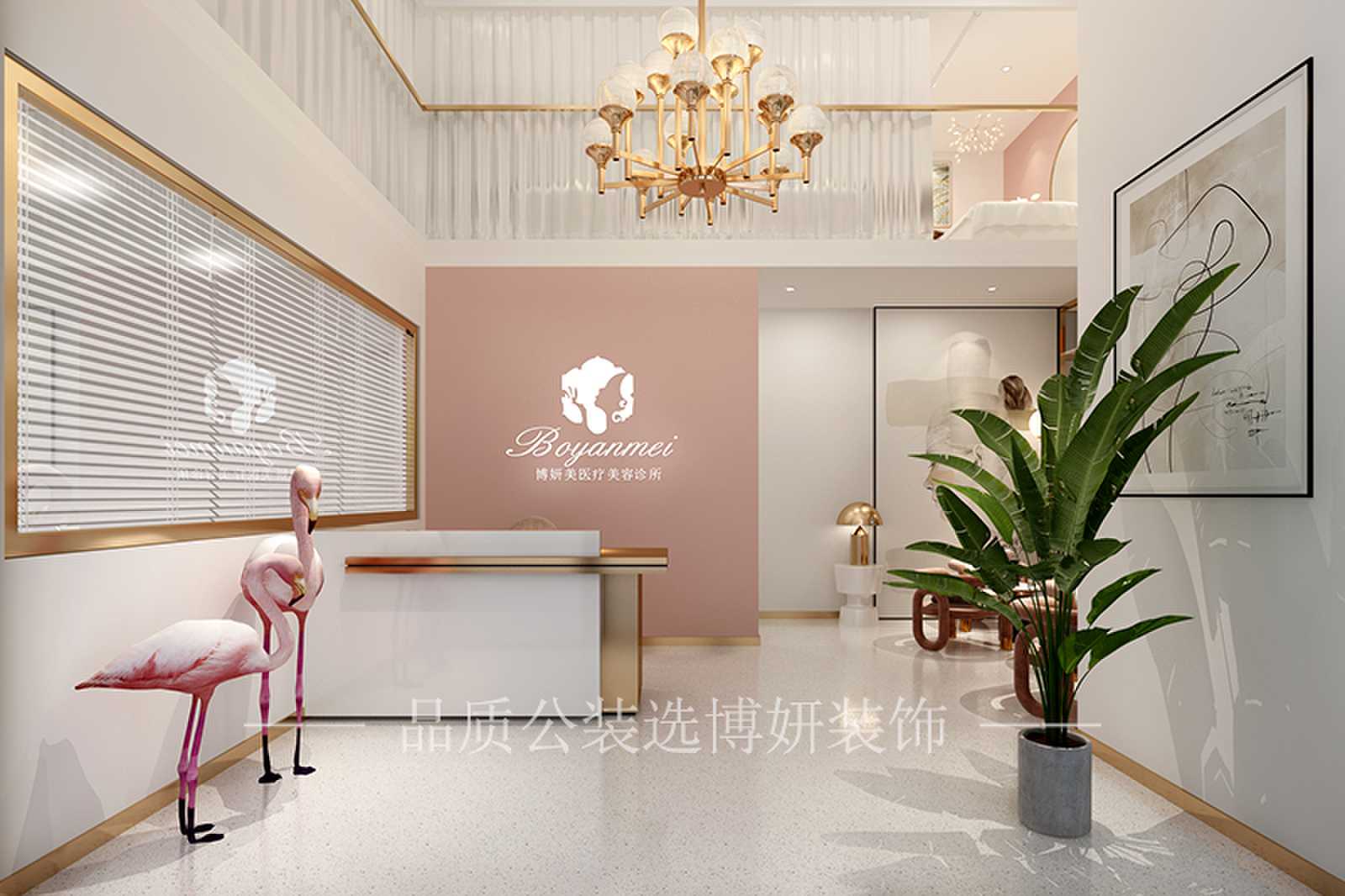 美容院装修效果图,美容院装修设计,合肥美容院设计