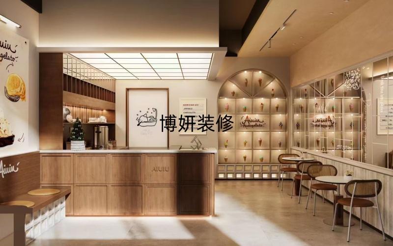 合肥冰淇淋店铺装修设计 | 甜蜜邂逅，冰淇淋店的梦幻之约