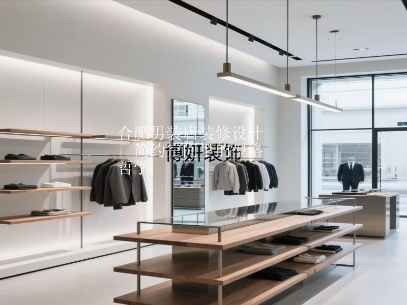 合肥男装店装修设计 | 简约空间里的型格哲学