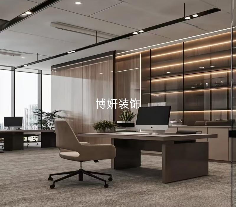 合肥办公室装修设计 | 现代办公空间的秩序美学