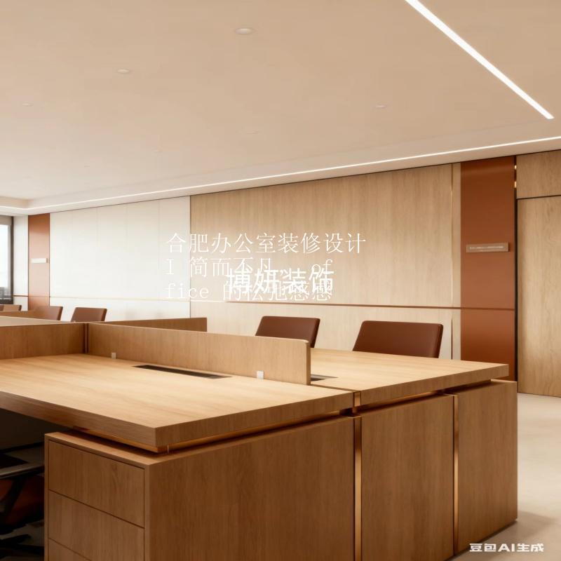 合肥办公室装修设计 I 简而不凡， office 的松弛感感
