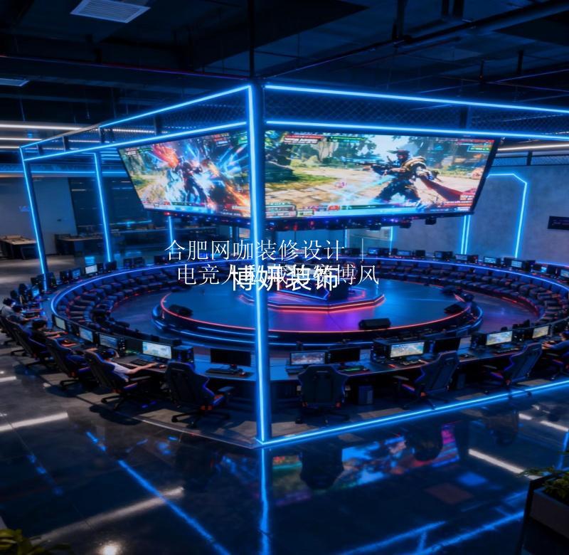 合肥网咖装修设计 | 电竞人私藏的赛博风