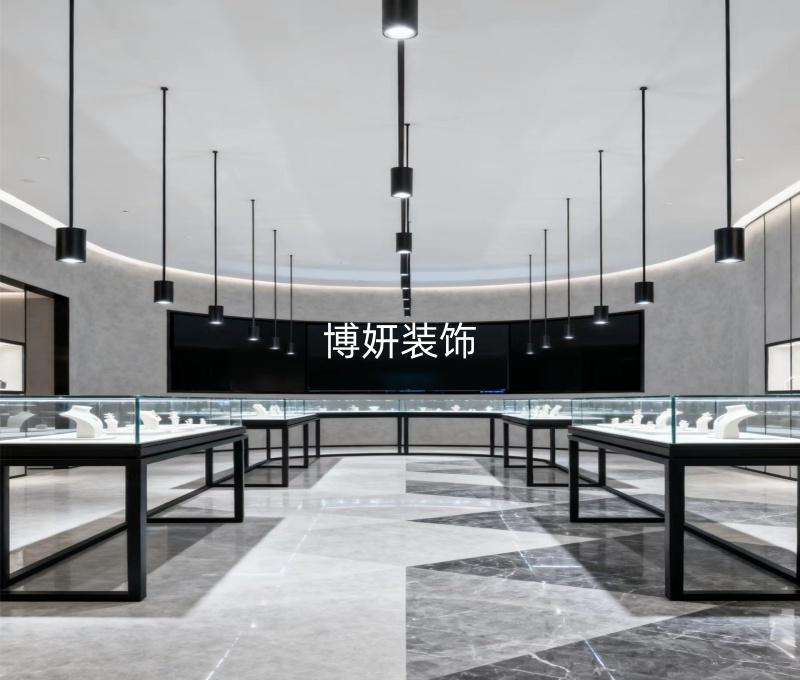 合肥珠宝展厅装修设计 | 现代美学与珠宝璀璨的沉浸式融合