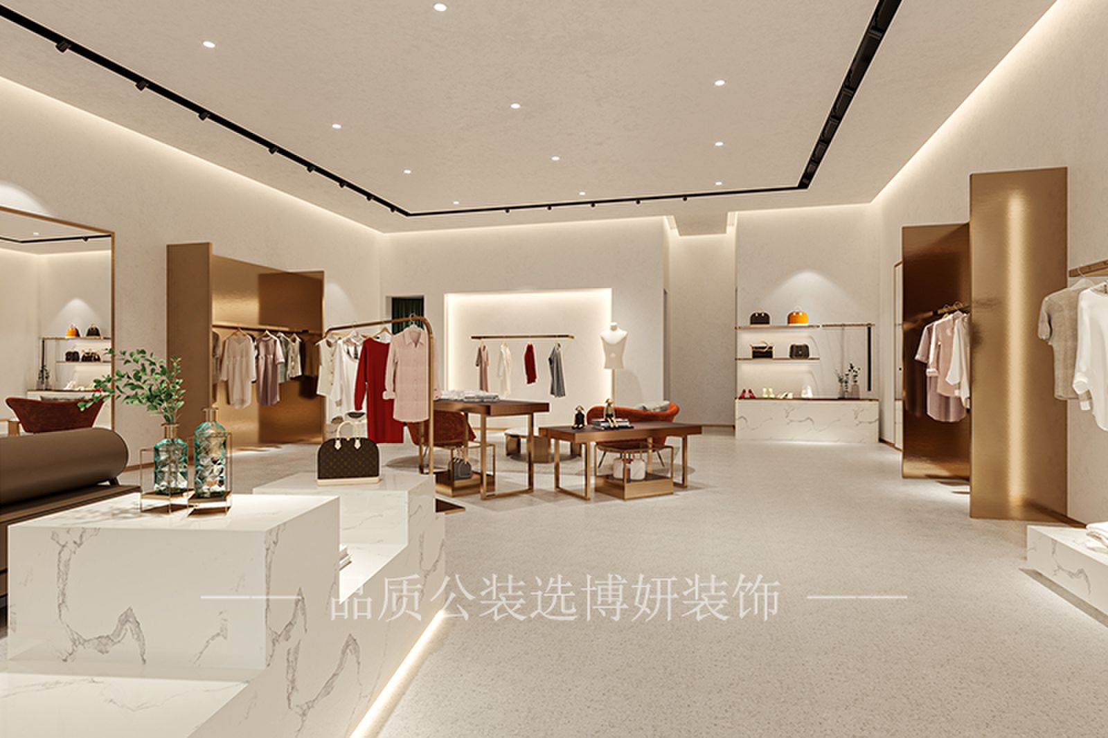 合肥女装店装修效果图,女装店装修设计,合肥女装店设计