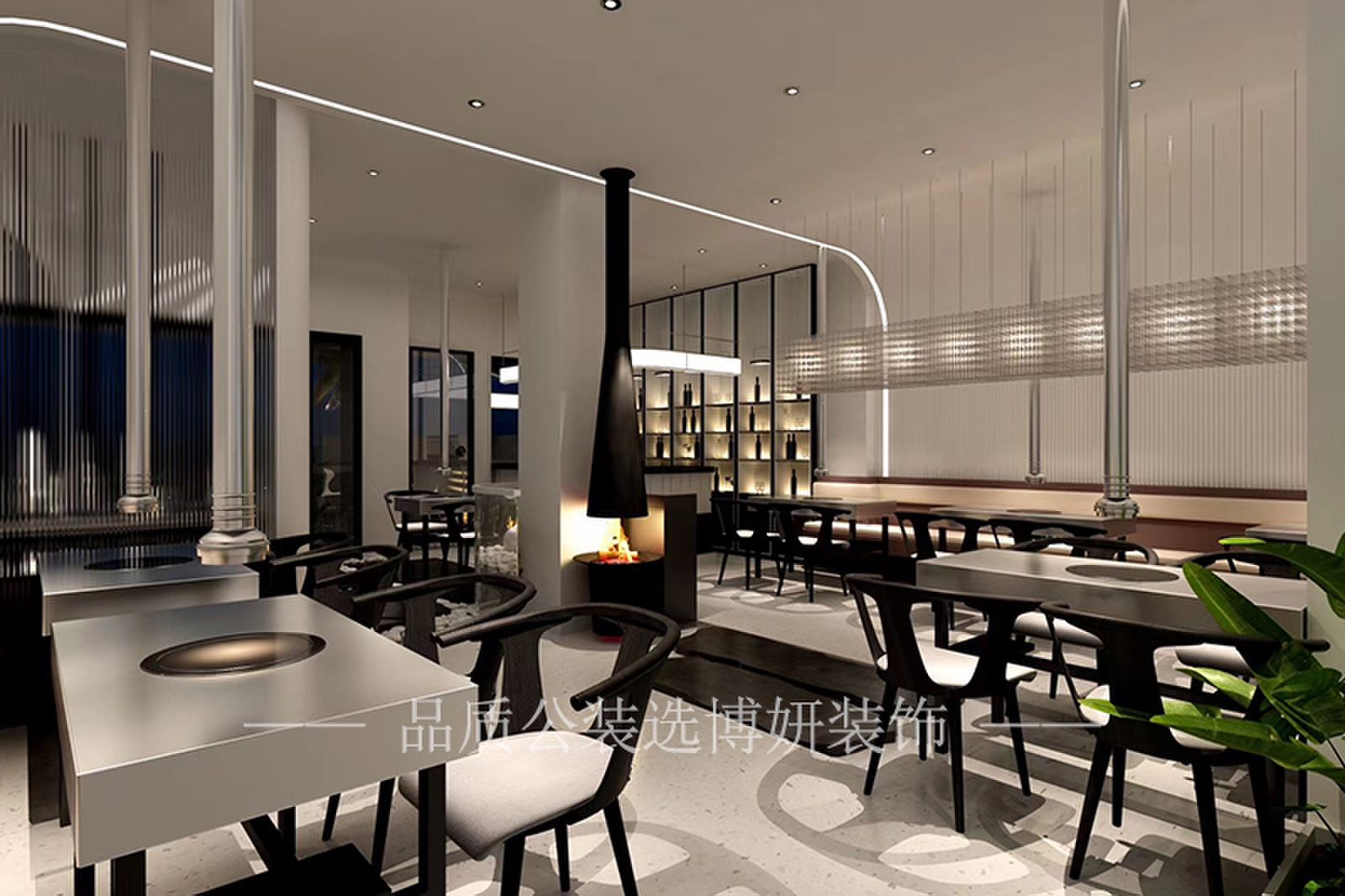 合肥烤肉店装修效果图,烤肉店装修设计,合肥烤肉店设计