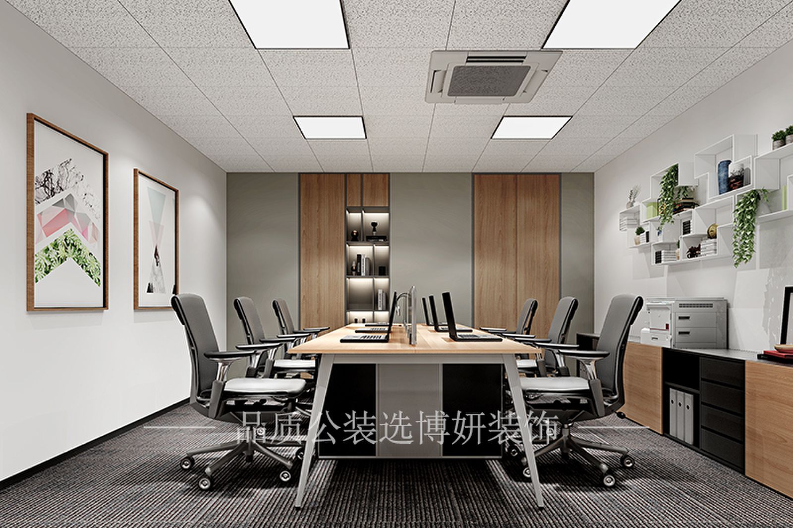 合肥办公室装修效果图,办公室装修设计,合肥办公室设计