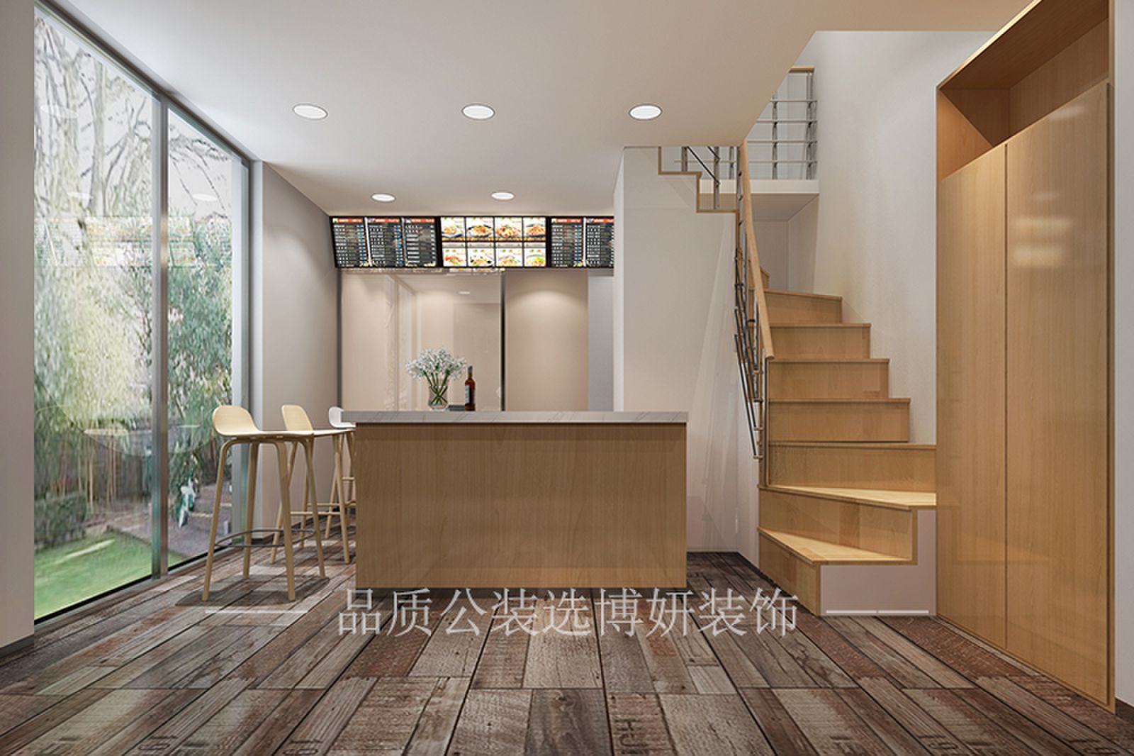 合肥小吃店装修效果图,小吃店装修设计,合肥小吃店设计