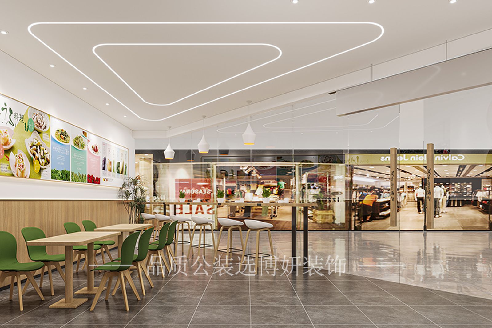合肥沙拉店装修效果图,沙拉店装修设计,合肥沙拉店设计