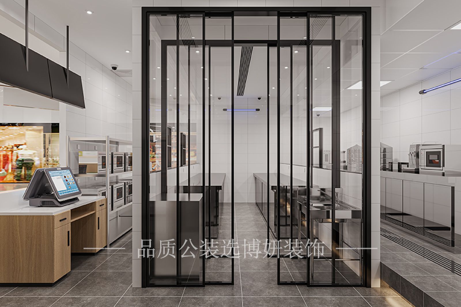 合肥沙拉店装修效果图,沙拉店装修设计,合肥沙拉店设计